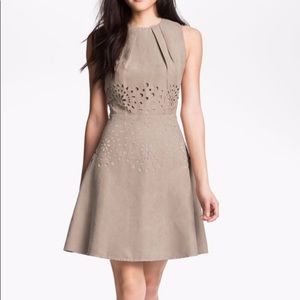 Jessica Simpson Faux Suede Cutout Dress, Size 4